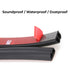 32 Feet Car Door Seal Strip, Rubber Seal Self Adhesive Weather Stripping, B Shape, Pack of 2